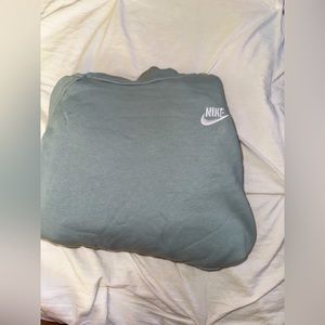 blue/grey nike hoodie